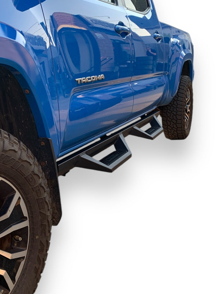 GMC Sierra 1500 Carbon Steel Drop Steps