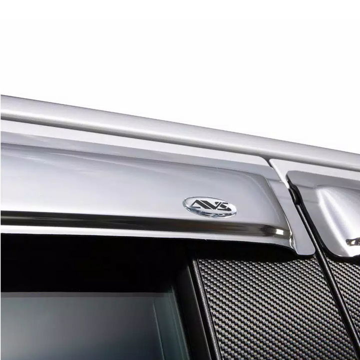 Ford Ranger Chrome Outside Mount Window Visors | AVS